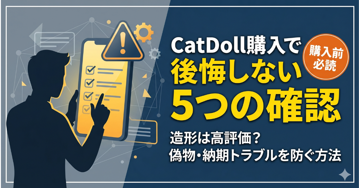 CatDollラブドールの口コミ評判まとめ｜怪しい噂や安全性も確認